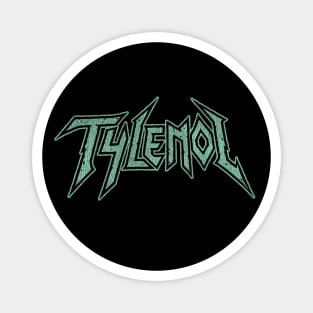 Tylenol Heavy Metal Logo Magnet